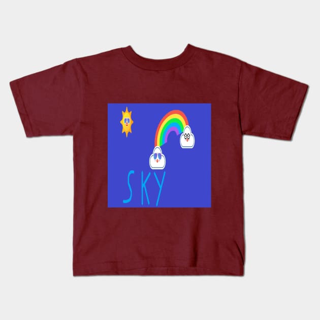 sky Kids T-Shirt by paulashish